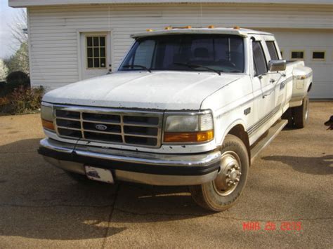 1994 Ford Xlt F 350 Crew Cab Dually With 73l Diesel Classic Ford F