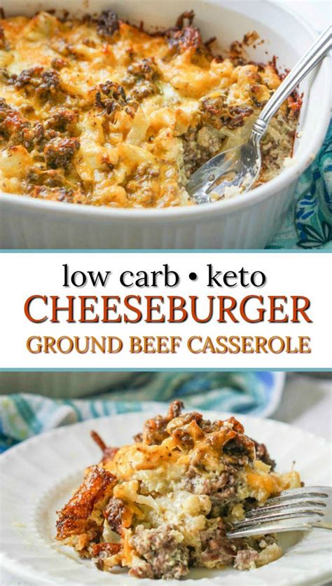This cheesy broccoli casserole is the perfect keto comfort food. Low Carb Cheeseburger & Cauliflower Cauliflower | Recipe ...