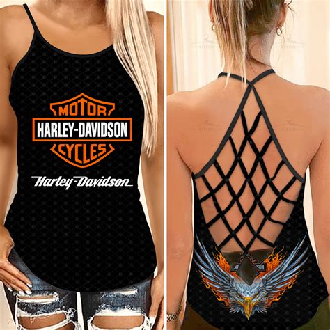 Harley Davidson Womens Clothing Harley Davidson Tank Tops Criss Cross