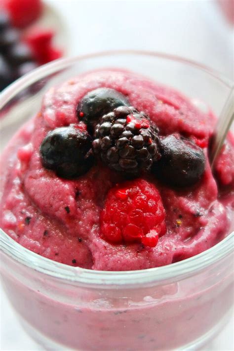 Vegan Berry Nice Cream Deliciously Made From Plants