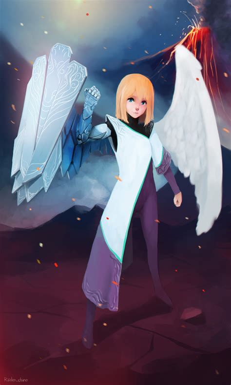 the big imageboard tbib angel angel wings asymmetrical clothes asymmetrical wings blonde