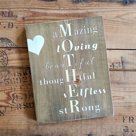 mother wood sign rustic mother sign farmhouse style sign mothers day signs mother sign ts for