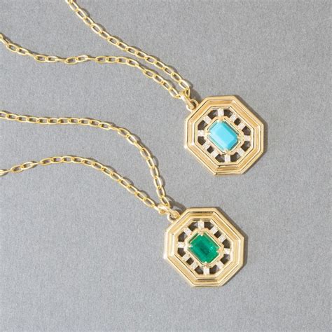 Just Landed New Midi Nouveau Revival Necklaces In Hot Turquoise And