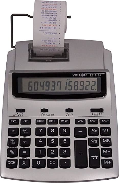 Victor Technology A Calculadora De Impresora Escritorio