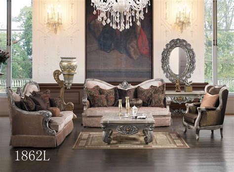 Luxurious Traditional Style Formal Living Room Set Hd 1862l