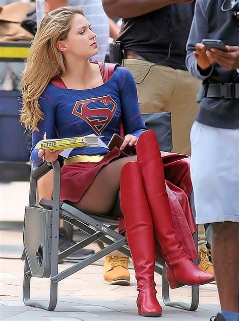 Melissa Benoist On The Set Of Supergirl In Vancouver 08142018 Melissa Supergirl Supergirl