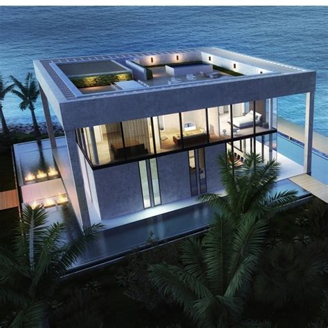 Nurai Abu Dhabi Modern Beach House Beach House Design
