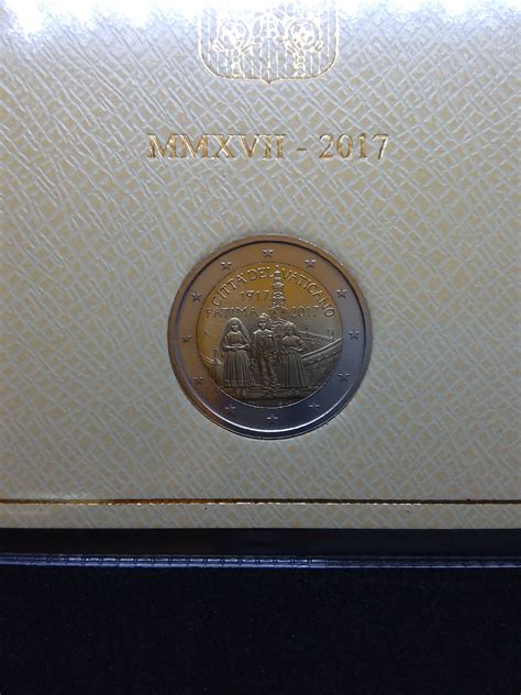 Vatican 2 Euro Coin Centenary Of The Marian Apparitions Of Fatima
