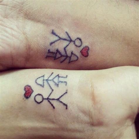 Cute Love Small Couple Tattoo On Wrist Cool Tattoo