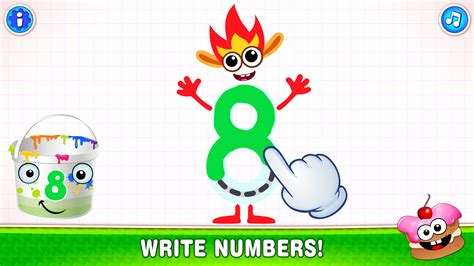 Educational and fun app for toddlers & preschool children. Amazon.com: SUPER NUMBERS! Children Learn to Write Number ...