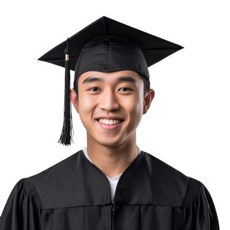 Premium Ai Image A Man Wearing A Graduation Cap And A Graduation Cap