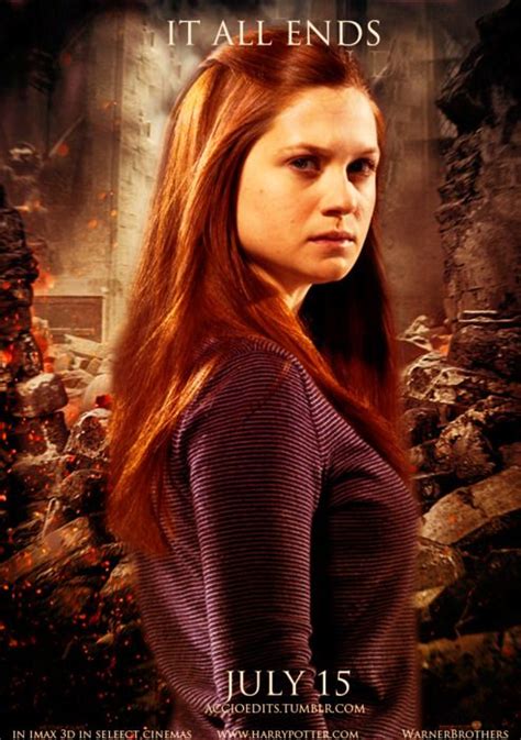 harry potter photo ginny weasley poster ginny weasley bonnie wright harry potter film