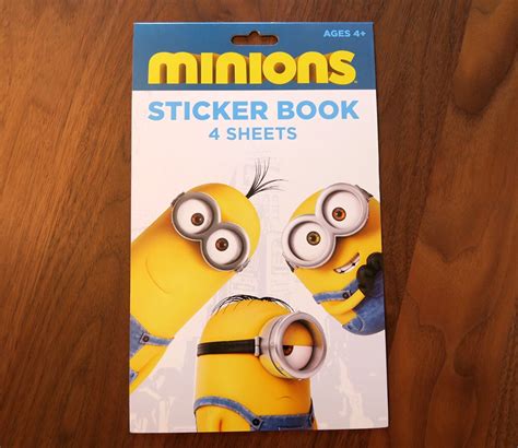 Minions Sticker Book 4 Sticker Sheets