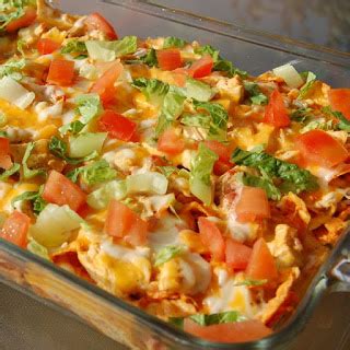 Top with some crushed doritos, then some of the chicken mixture and some cheese. Doritos Chicken Casserole | Mexican chicken casserole ...