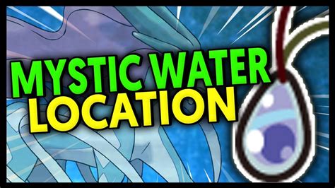 How To Get The Mystic Water On Pokemon Crystal Youtube