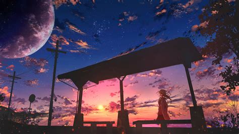 100 Anime Aesthetic Sunset Wallpapers