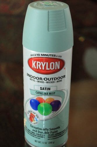 Krylon Indooroutdoor Satin Catalina Mist Color Palate Pinterest