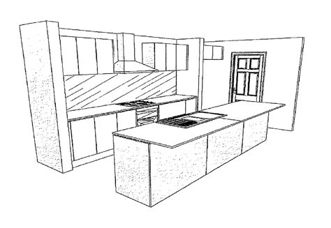Simple Kitchen Drawing Ideas 610187 Kitchen Ideas Design