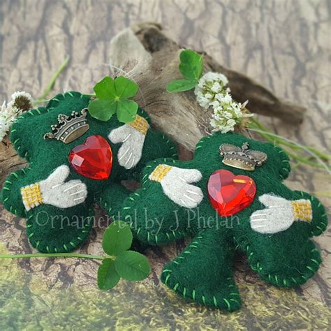 Shamrock Ornament Personalized St Patricks Day Irish Christmas Etsy