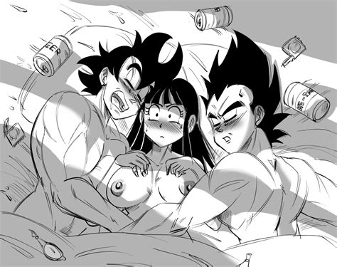 Rule 34 After Sex Bed Blushing Chichi Dragon Ball Dragon Ball Super Dragon Ball Z