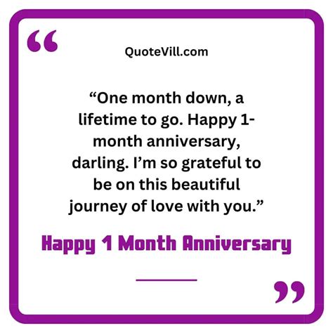 42 Sweet And Romantic 1 Month Anniversary Wishes