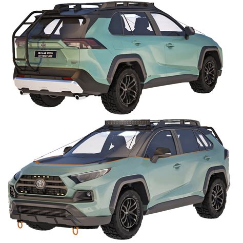 Toyota Rav4 Adventure 2021 3d Model For Vray