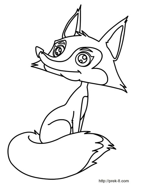 Cute Fox Coloring Pages Fox Coloring Page Free Printable Coloring