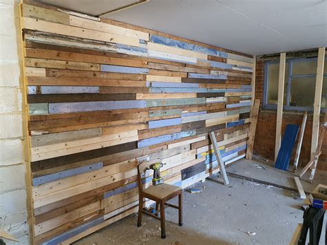 How To Make A Reclaimed Wood Feature Wall Upcycle Tv