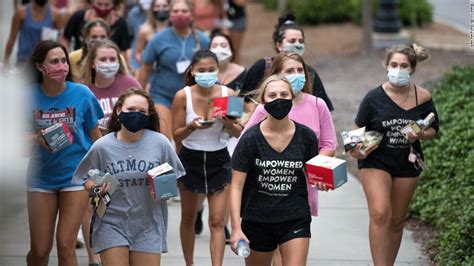 At Least 17 States Report Coronavirus Cases At Colleges Cnn Video