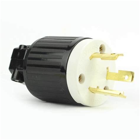 Male Twist Lock Electrical Plug 3 Wire 30 Amps 125v Nema L5 30p