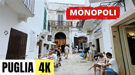 Puglia Italy K Monopoli Walking Tour Youtube