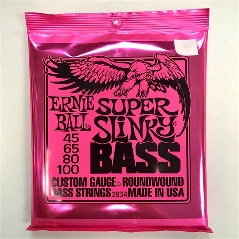 Ernie Ball Super Slinky Bass Strings 4 String 45 100