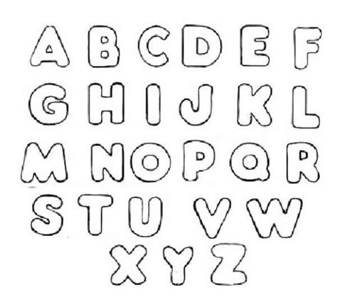 Moldes de letras cursivas para imprimir abecedario en letra grande. Moldes de Letras em EVA Para Imprimir e Usar em Mural ...