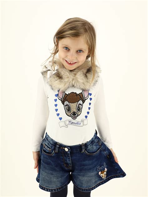 Bambi Embroidered Jeans Shorts Embroidered Jeans Fashion Size Girls
