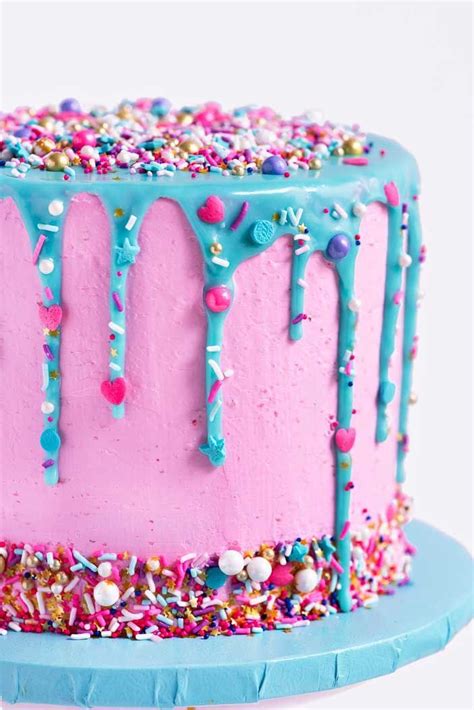 diy sprinkles sprinkles birthday cake 7th birthday cakes girly birthday party bday drip
