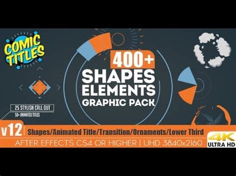 Download easy to customize after effects templates today. Shapes & Elements Graphic Pack 12002012 Videohive - Free ...