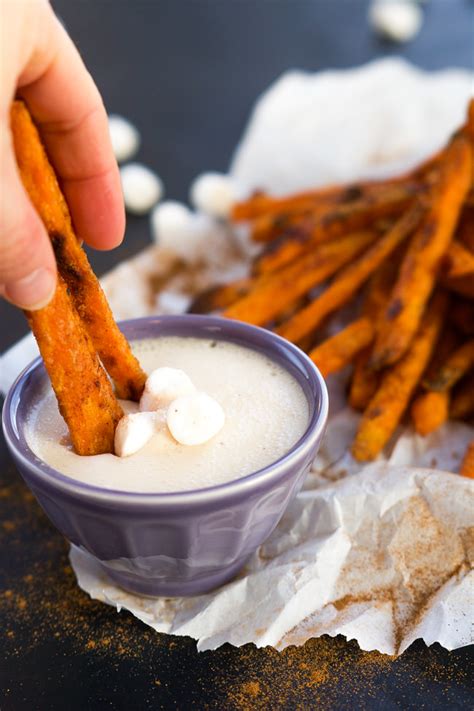 With the combination of spices, it balances out the sweetness of the. Cinnamon Sugar Sweet Potato Fries with Toasted Marshmallow ...
