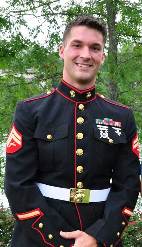 My Son Now A Marine Sergeant Marines Uniform Men In Uniform Soldier Haircut Hot Cops Us