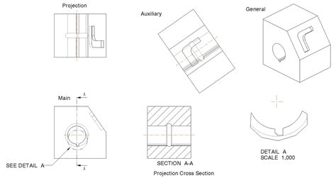 Types Of Section Views In Engineering Drawing Zolocsik Colins