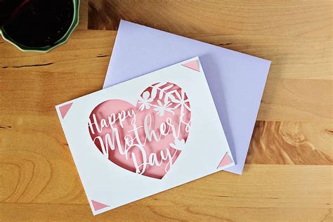 Easy Cricut Mothers Day Card The Party Bloc