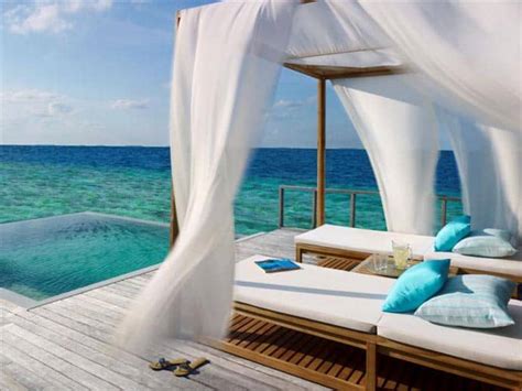 These 180 square meters overwater villas of finolhu maldives, are splashed in the colors of the french riviera, perfect for hanging loose or getting your groove on. Dusit Thani Maldives- 360-degree of Coral Reef, Turquoise ...