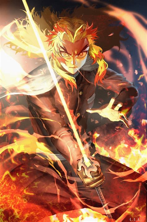 Kyojuro Rengoku Demon Slayer Kimetsu No Yaiba Cool Anime Backgrounds