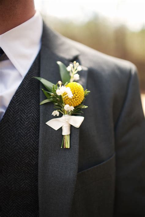 We did not find results for: Groom wears charcoal grey suit, yellow boutonniere ...