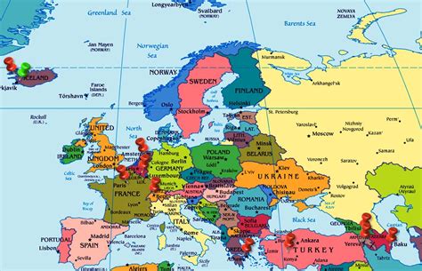Oxygen Group Photography : Europe Photo map