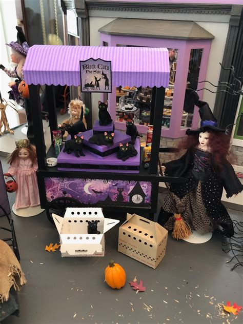 Dollhouse Miniature Black Cat adoption Witch Hollow ...