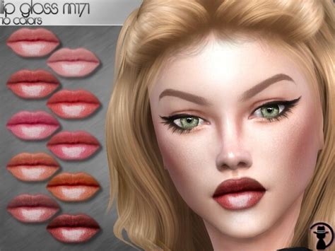 Lip Gloss M171 By Turksimmer At Tsr Sims 4 Updates