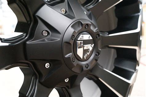 Realview Of Fuel Offroad Assault D546 Satin Black W Milled Spokes