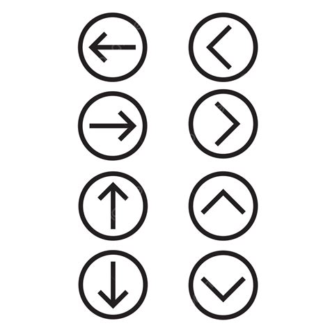Illustration Of Arrow Icons Set Vector Arrows Arrow Set Arrow Icons