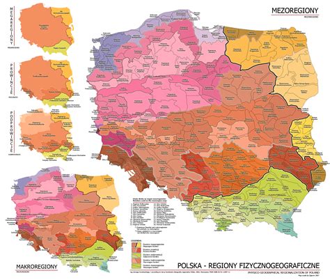 Geomorphologische Einteilung Polens