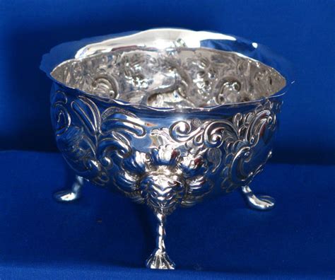 Sold Irish Silver Bowl Charles Lamb Dublin 1900 The Antiques Room
